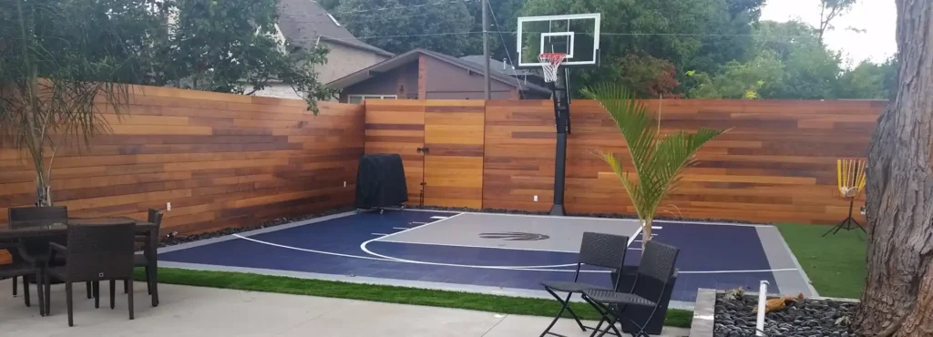 Etobicoke small backyard court