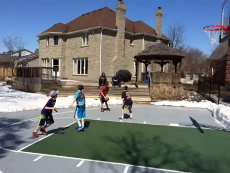 backyard game court