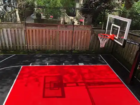 basketball backyard court lorne toronto