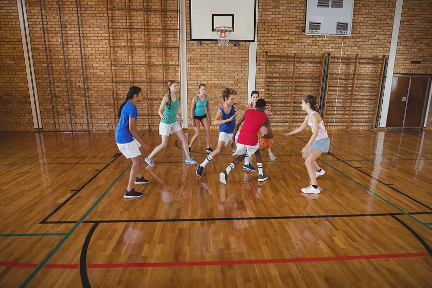 indoor gym flooring image