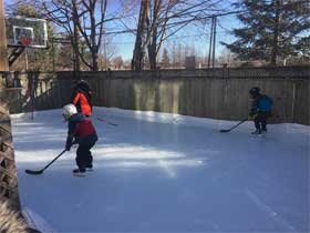 Backyard Ice Rink 2 Toronto t
