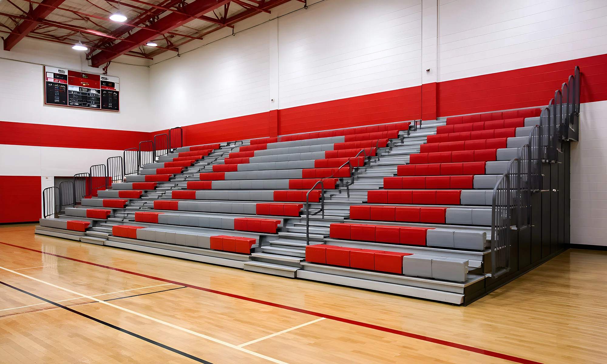 Fixed Gymnasium Bleachers image