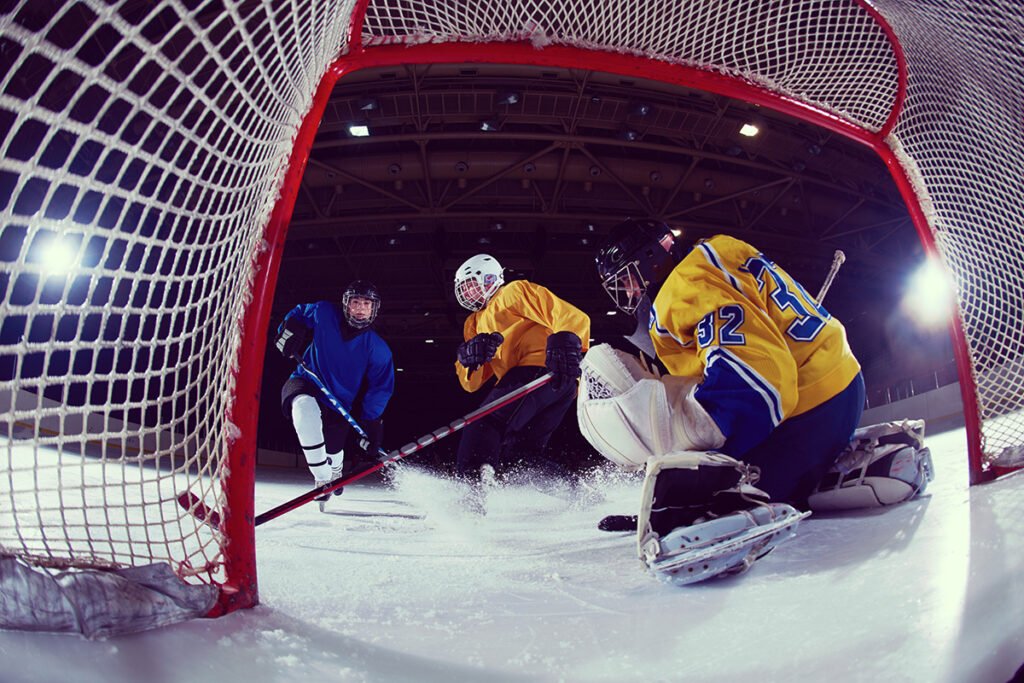 ice hockey goalkeeper
