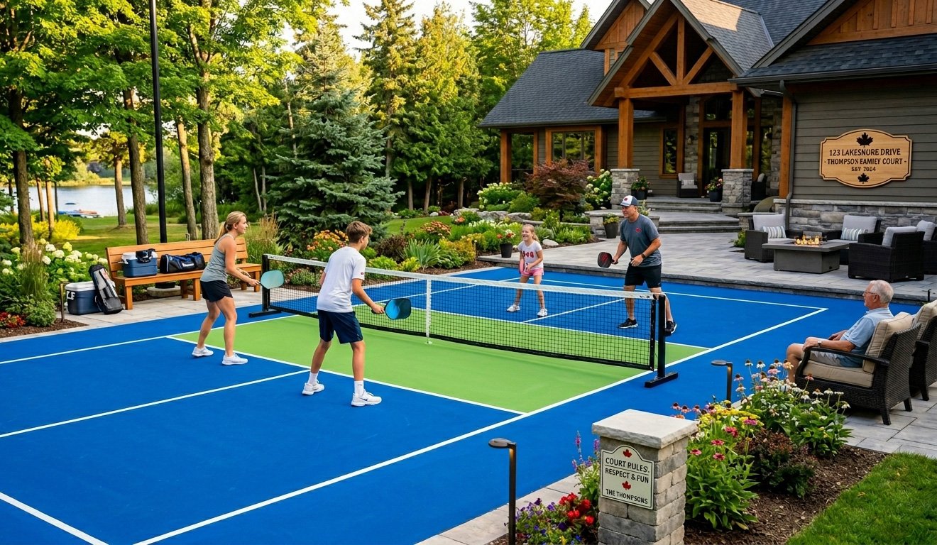 residential backyard image