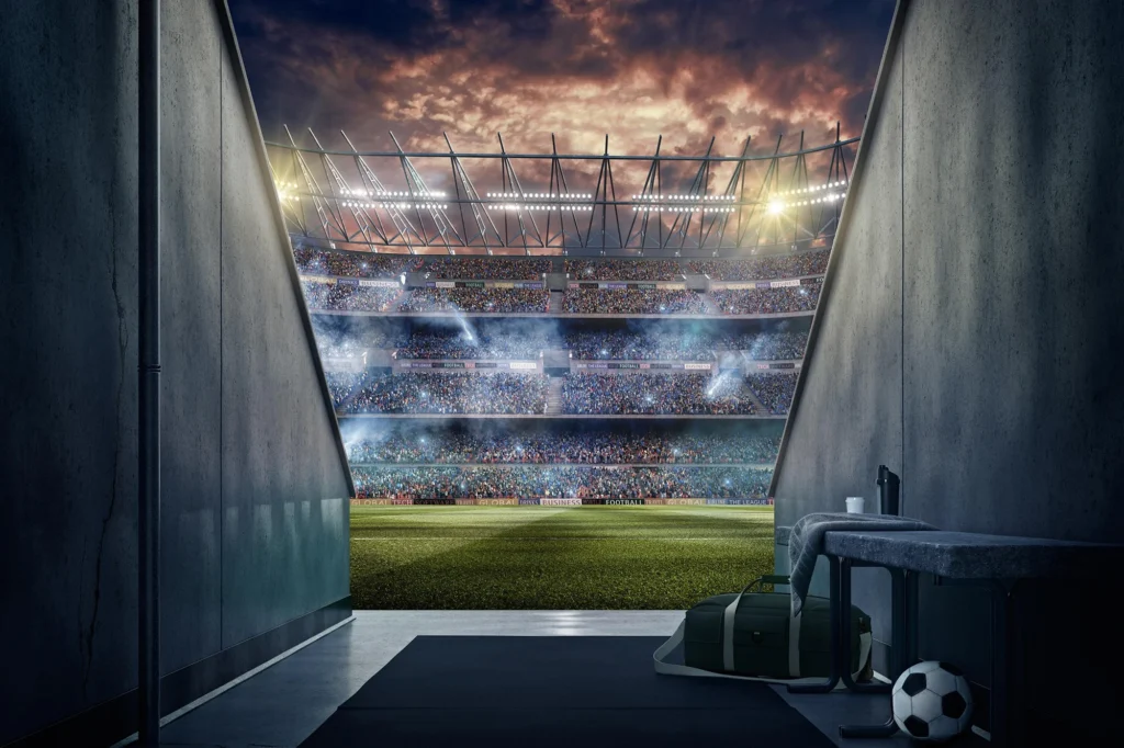 stadium football league soccer ball soccer